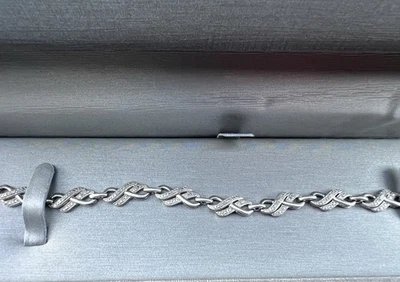 Zales Diamond Double Infinity Bracelet - Image 1 of 3