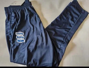 BNWT Birmingham City Nike Football Large Tracksuit Bottoms BCFC KRO Blues - Picture 1 of 9