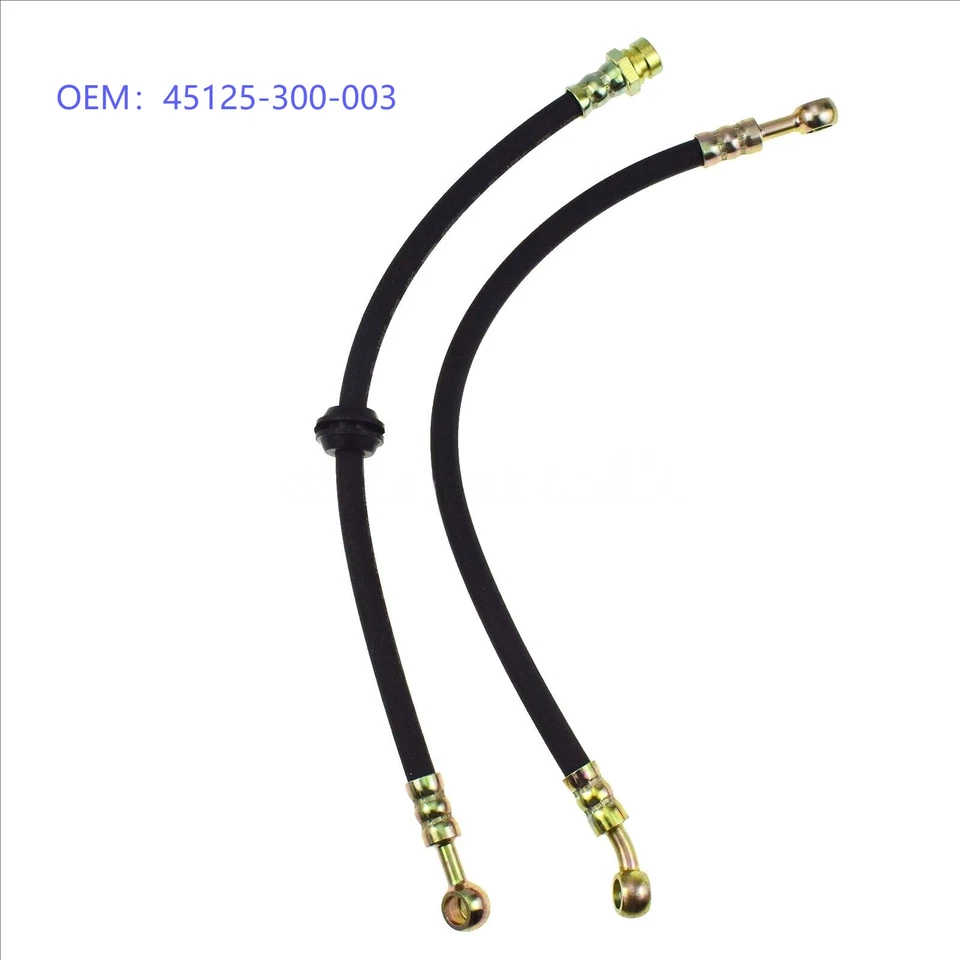 Honda CB350F CB360T CB450K CB500K CB750K 2 upper and lower brake hoses Foto 1 de 2
