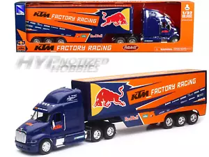 NEW RAY 1:32 PETERBILT 387 RED BULL KTM FACTORY RACING TRUCK 14393 - Picture 1 of 1