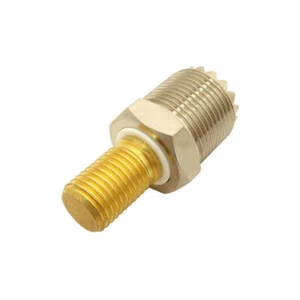 3/8" x 24 Thread To UHF Female (SO-239) Adapter - Zdjęcie 1 z 4