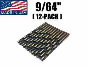 (Paquete de 12) 9/64" 05630 Norseman/Viking EE. UU. Broca Super Premium Alta Velocidad - Imagen 1 de 4