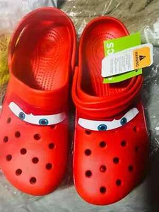 Lightning McQueen Crocs Clog Adult Shoe Limited Classic Disney | No-Light - Picture 1 of 10