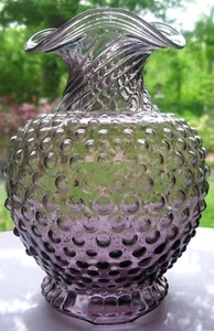 Tiara Indiana Glas Amethyst Schuhnagel 8 1/4" Vase - Bild 1 von 5