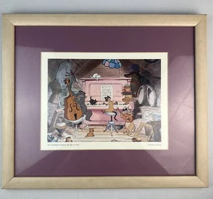 Impresión artística de Disney Aristocats "Ev'rybody quiere ser un gato" marco 16x13,5 - Imagen 1 de 9