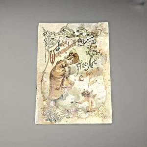 John Wanamaker Fine Art Calendars For 1900 Catalog Wanamaker Stores - Foto 1 di 13