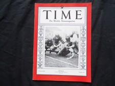 1933 NOVEMBER 13 TIME MAGAZINE - FOOTBALL - T 396