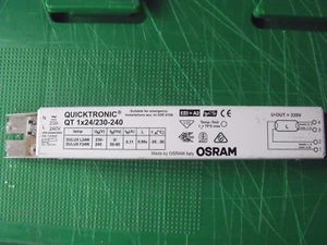 Osram QT1x24 Quicktronic Electronic Ballast 2 x L24w, 1 x F24w - Picture 1 of 1