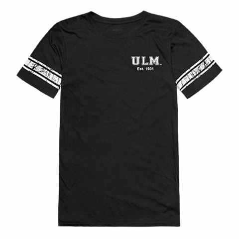 ULM University of Louisiana Monroe Warhawks Womens Practice T-Shirt Black Cover