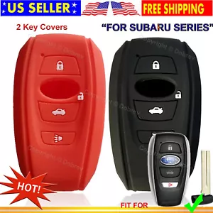 Funda protectora de silicona con llave inteligente cubierta de llavero de entrada para Subaru 2019 2020 llave - Imagen 1 de 4
