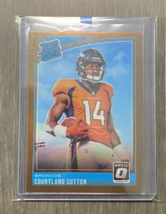 2018 Panini Optic Rated Rookie Bronze Prizm Courtland Sutton RC #162 - Bild 1 von 2