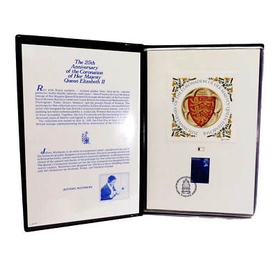 Álbum Fleetwood Primer Día Edición 25 Aniversario Coronación Reina Isabel II Foto 1 de 4