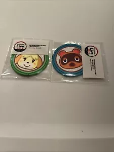 Nintendo Live 2023 | Animal Crossing Isabelle & Tom Nook Patch Set Seattle - Picture 1 of 1