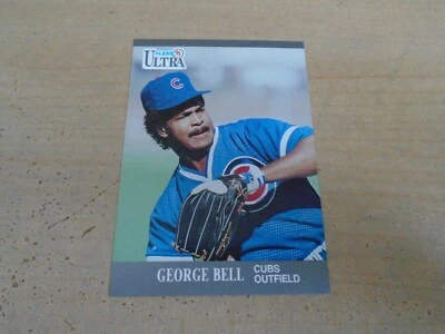 1991 FLEER ULTRA  GEORGE BELL   # 55 CHICAGO CUBS - Image 1 of 2