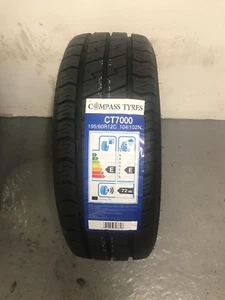 1 x 195/60 R12C Compass CT7000 104/102N 195 60 12 Trailer 900KG - ONE TYRE - Picture 1 of 3