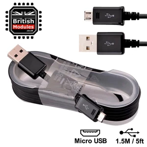 Schnell Ladegerät Micro USB Datenkabel Kabel für Samsung Galaxy S3 S5 S6 S7 Edge 1,5 m - Bild 1 von 8