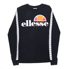 ELLESSE Womens Sports Black Long Sleeve T-Shirt XS