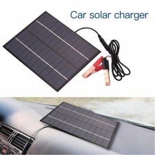 12V Car Camping Boat Auto Battery Charger 5.5W Solar Panel with Battery Clip