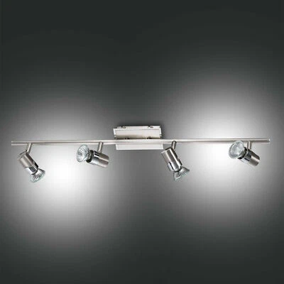 Fabas Luce Faretti da soffitto a 4 faretti orientabili a risparmio energetico Al - Immagine 1 di 3