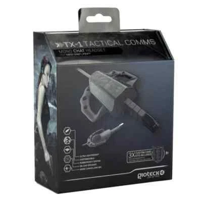 Gioteck TX-1 Tactical Comms Gaming Headset - Black E1 - Image 1 of 3