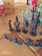 Lot Pièces De Jeux D Échec En Métal Lourd Poséidon