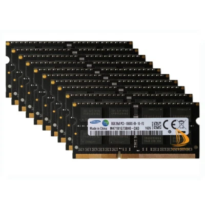 RAM Samsung 10x 8GB 2RX8 DDR3 1333MHz PC3-10600S 204PIN SODIMM Laptop Memory Kit - Image 1 of 4
