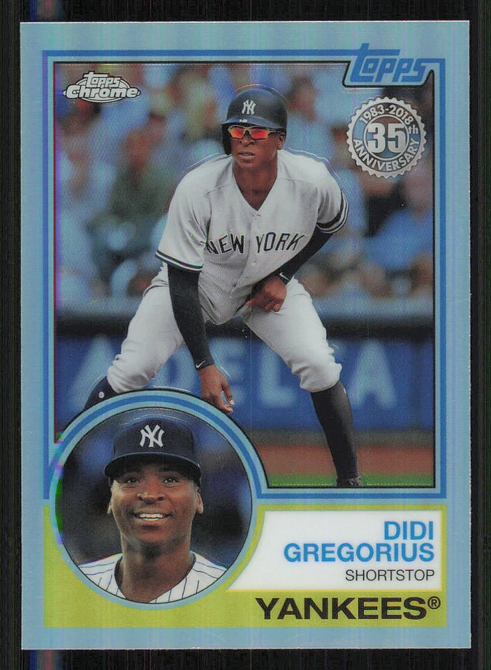 2018 Topps Chrome '83 Topps Refractors #83T7 Didi Gregorius - Image 1 of 2