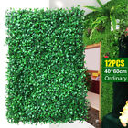 12PCS Knstliche Hecke Pflanzen Wanddekoration Sichtschutzhecke Gras Dekoration