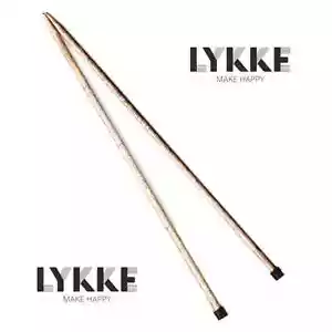 Lykke: Agujas de una sola punta de madera a la deriva:: 10,5 EE. UU. 14 pulgadas - Imagen 1 de 1