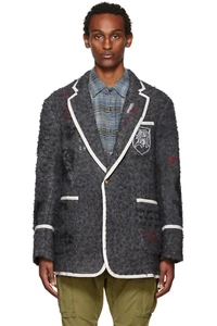 R13 oversized wool blazer jacket - Picture 1 of 24