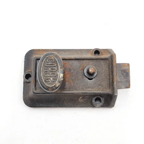 Vintage Corbin Steel Surface Rim Night Lock Latch No Keeper Salvage Cover
