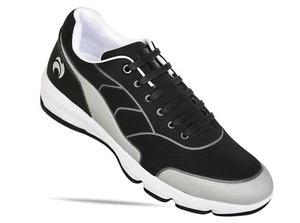 Henselite HM75 Black - Grey Lawn Bowls Shoes Size 8 - Picture 1 of 1