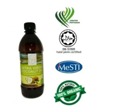 Virgin Coconut Oil Extra Virgin BAGAN DATUK BEST Farm 500ML - Image 1 of 4