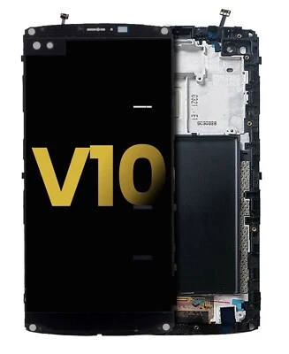 Conjunto LCD de repuesto con marco compatible para LG V10 (Negro) Foto 1 de 3