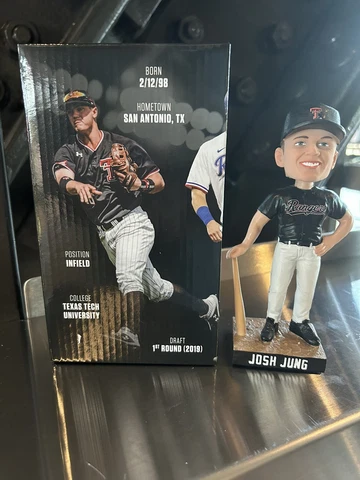 Texas Rangers Josh Jung Texas Tech Bobblehead SGA 5/17 Theme Night ROY candidate Cover