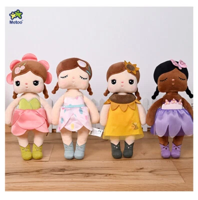 Muñeca para dormir suave Metoo 13"" 33 cm vestido floral peluche juguetes niñas regalos Foto 1 de 4