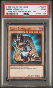 2023 Yu-Gi-Oh Dark Magician LC01-EN005 25th Anniversary PSA 9 - Picture 1 of 1
