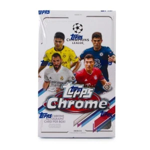 2020-21 Topps Chrome UEFA Champions League Soccer UCL Sealed Hobby Box - Bild 1 von 3