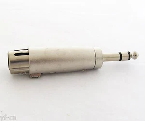 50pcs XLR 3 Pin Female Jack to 1/4" 6.35mm Stereo Male Audio Adapter Connector - Picture 1 of 3