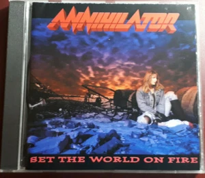 ANNIHILATOR : SET THE WORLD ON FIRE *CD NEW *NOT SEALED NUOVO *NON SIGILLATO - Picture 1 of 5