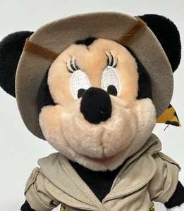 Minnie Mouse Safari Peluche Walt Disney World Animal Kingdom 9"" Explorador con Brújula - Imagen 1 de 13