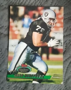1993 Stadium Club Football Karte #385 Greg Skrepenak - Los Angeles Raiders  - Bild 1 von 2