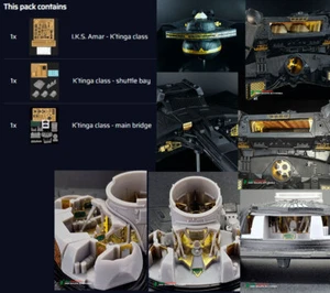 1/350 I.K.S. Amar K'tinga class Fruit Pack for Polar Lights kits - Photo 1/1