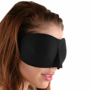Blindfold Bondage BDSM Sex Toys Frisky Deluxe Black Out Mask by Kink - Picture 1 of 4