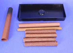 Lot of O Scale Layout Parts /Dump Bin, Logs & Chimney - Picture 1 of 2