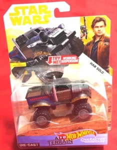 Star Wars Character Cars All Terrain Han Solo w Working Suspension 2017 MIB - Picture 1 of 1