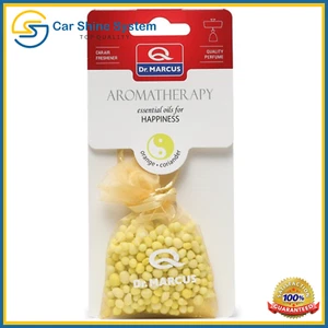Hanging Fresh Bag Car Air Freshener Aromatherapy Essential Oils Orange Coriander - Picture 1 of 2