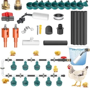 Automatisches Hühnertränksystem für kontinuierliches Frischwasser, DIY Huhn... - Bild 1 von 12