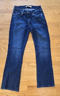 Женские джинсы Levi's 529 6 синие изогнутые джинсы  - Изображение 1 из 4