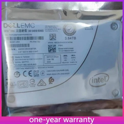Dell 06Y7Y1 Intel SATA 3.84TB S4610 6Gb/s 2.5-inch SSD SSDSC2KG038T8R - Image 1 of 2